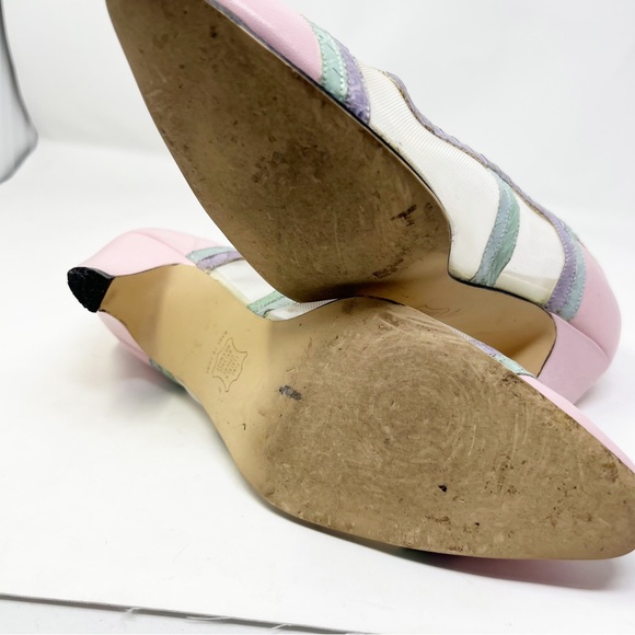 😻Picasso Pastel Color Block Heels - Picture 9 of 9